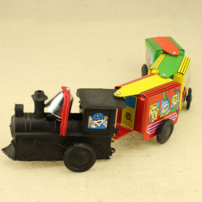 Nostalgic Fun: Children's Wind-up Tin Metal Leap Frog Toy and Collectibles ($\mathbf{7-14}$ Years).