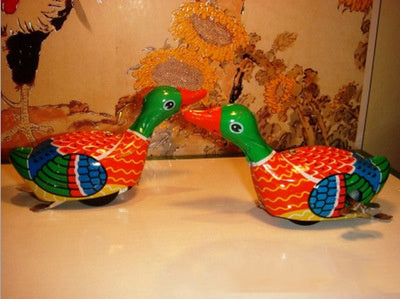 Children’s Wind-Up Iron Leap Frog Toy – Classic Metal Clockwork Educational Toy