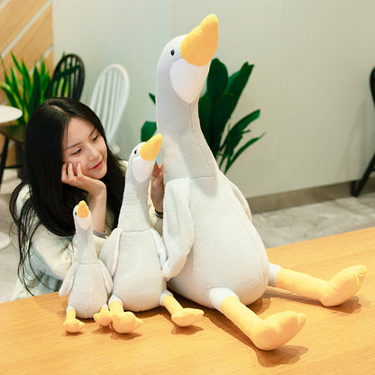INS Cute Duck Plush Doll – Big White Duck Bedroom Decoration Plush Toy