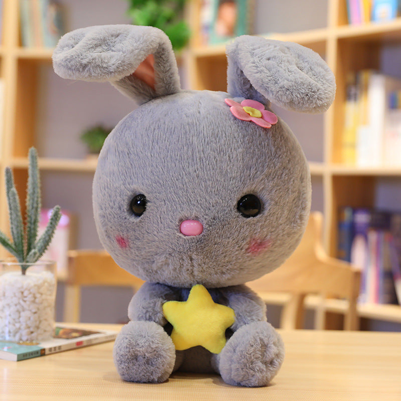 Cloud-Soft White Rabbit Doll Plush Toy (Super Soft Short Plush, PP Cotton Filled).