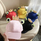 Street Style Fun: Children's Cute Cartoon Frog Peaked Cap with Sunscreen Function.