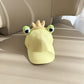 Street Style Fun: Children's Cute Cartoon Frog Peaked Cap with Sunscreen Function.