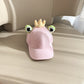 Street Style Fun: Children's Cute Cartoon Frog Peaked Cap with Sunscreen Function.