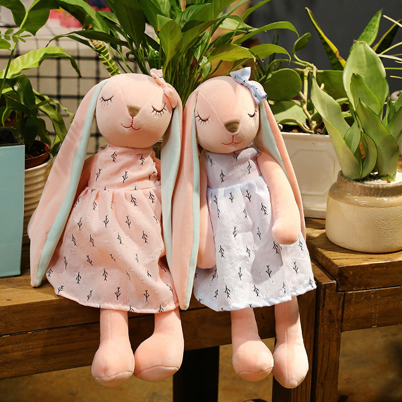 Creative Cute Bunny Plush Toy, Crystal Super Soft Rabbit Doll with PP Cotton Filling (35–65cm)