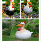Yard Art Decor Chicken Garden Lawn Plug – Hen & Rooster Resin Ornaments for Indoor/Outdoor Decoration