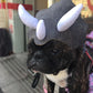Pet Triceratops Dinosaur Hat, Cute Dog & Cat Transformation Costume Headgear