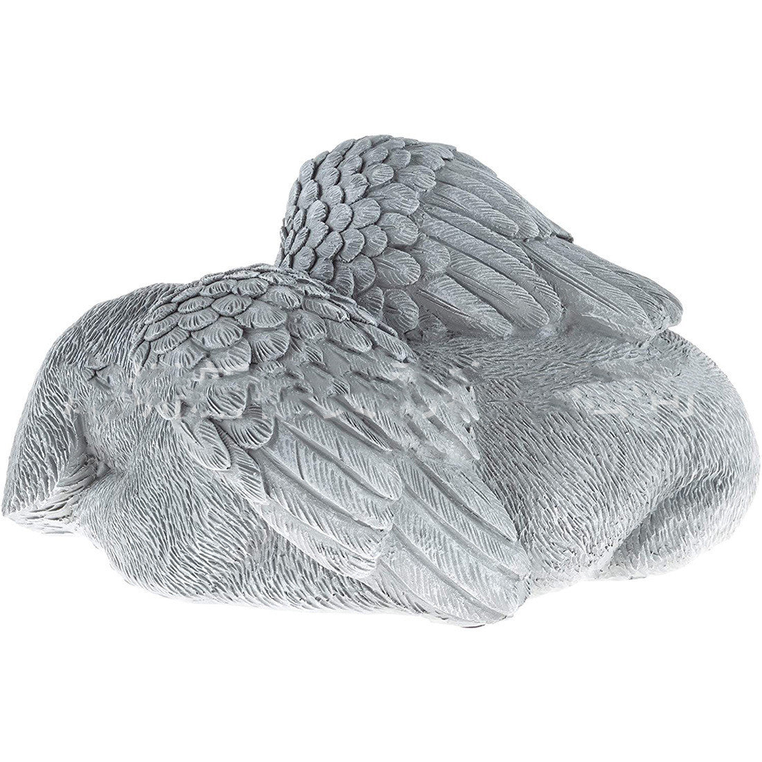 Angel Dog Resin Ornament, Simulation Animal Memorial Figurine (23×18×12.7 cm)