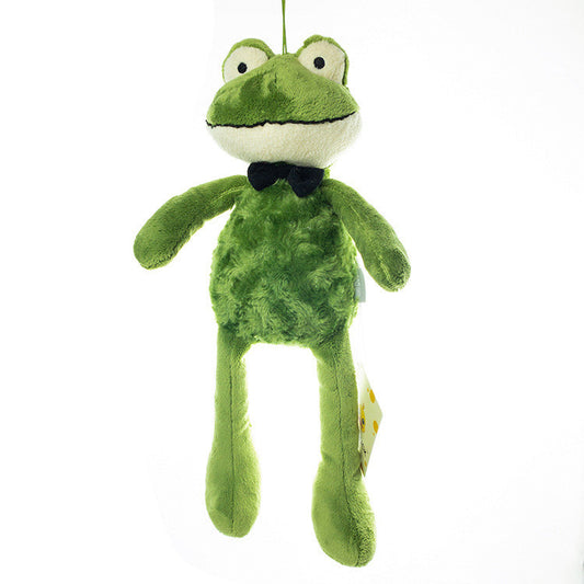 Enchanting Comfort: $\mathbf{40\text{cm}}$ Plush Widow Frog Prince Doll with Snowflake Detail.