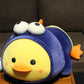 Plush Yellow Duck Doll with Pillow – Soft Down Cotton Duck Plush Toy