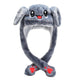 Luminous Bunny Hat, Cute Rabbit Hat With Moving Ears & Light-Up Design
