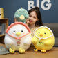 Soft & Simple: Animal Little White Chicken Plush Doll (Cloth Fleece, PP Cotton Filled).