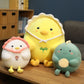 Soft & Simple: Animal Little White Chicken Plush Doll (Cloth Fleece, PP Cotton Filled).