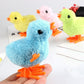 Plush Chicken Clockwork Toy – Cute Wind-Up Plush on Chain