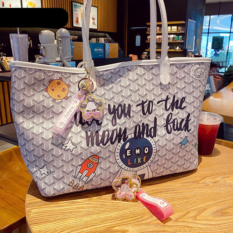 Cartoon Acrylic Oiled Sakura Bunny Keychain, Cute Unisex Doll Pendant