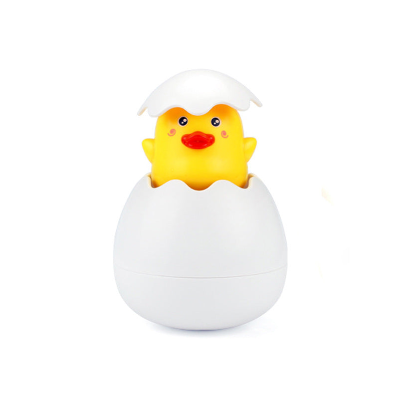 Children’s Bathroom Shower Spray Duck Toy – Cute Eggshell Rising Bath Toy