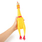 Screaming Chicken Pet Toy – Venting Rubber Prank Toy for Stress Relief