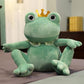 Cute Soft Frog Doll Plush Toy – Cartoon Frog Cushion Pillow in Multiple Sizes