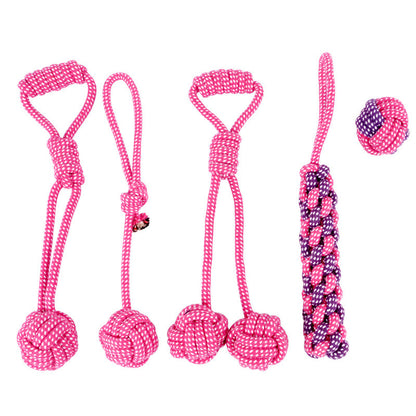 Teddy Golden Dog Toy – Durable Cotton Rope Chew Set for Big Dogs | My Darling Pet Story