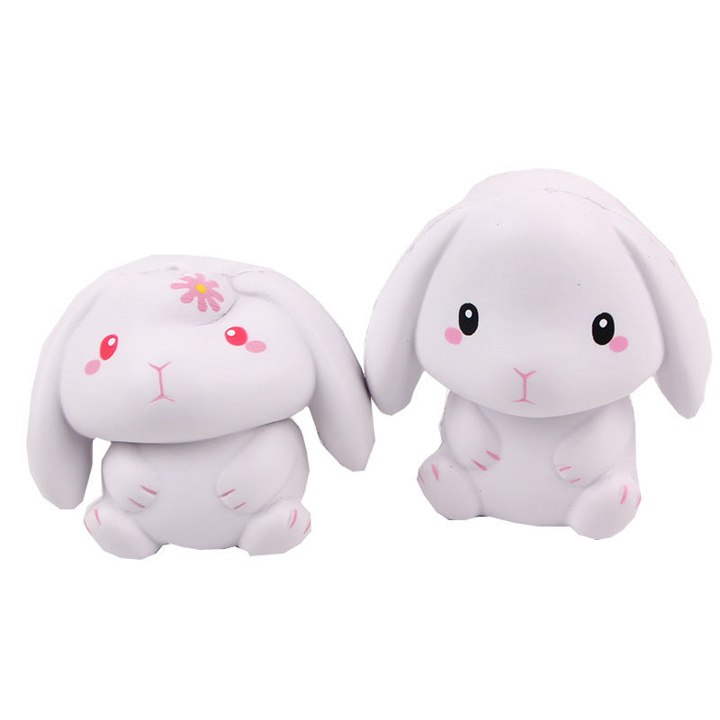 Cute Bunny Foam Toy, Resin Decorative Rabbit Figurine