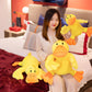 Soft Cute Lying-Style Big Yellow Duck Plush Toy – Cozy Down Cotton Plush Doll