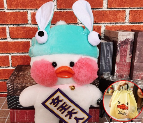 Internet Darling: Lalafanfan Cafe Mimi Hyaluronic Acid Duck Plush Doll (Safe, Soft, Collectible).