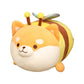 Buzz-Worthy Cuddle: Cute Bee Dog Doll Plush Toy ($\mathbf{40}$–$\mathbf{80\text{cm}}$) with PP Cotton Filling.