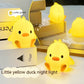Cozy Glow: Small Yellow Duck Bedside Night Lamp Gift Set (Built-in Battery).