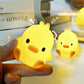 Cozy Glow: Small Yellow Duck Bedside Night Lamp Gift Set (Built-in Battery).