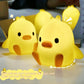 Cozy Glow: Small Yellow Duck Bedside Night Lamp Gift Set (Built-in Battery).