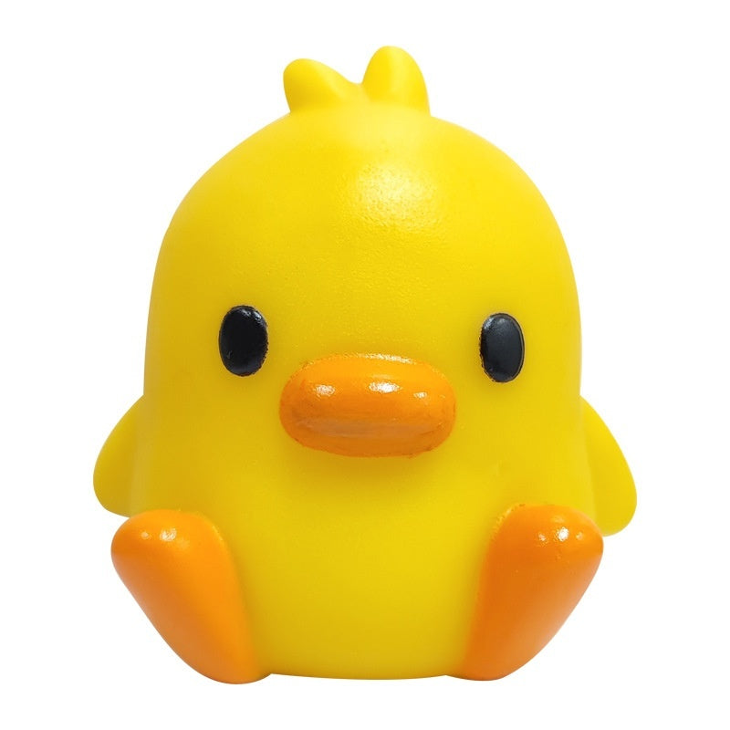 Cozy Glow: Small Yellow Duck Bedside Night Lamp Gift Set (Built-in Battery).