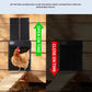 Smart Security: Automatic Chicken Coop Door with Display and Programmable Timing (Black, Plastic).