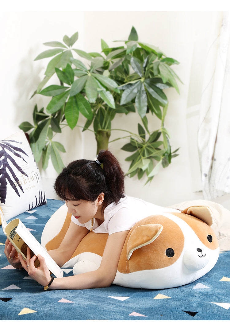 Best Butt Cuddles: Corgi Dog Plush Doll (Ultra Soft Four-Sided Stretch Velvet).