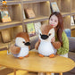 Brown Duck Plush Toy – Soft Sitting Bird Plush Doll for Kids & Collectors