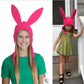 Cute Bunny Ear Hat, Soft Polyester Winter & Holiday Headwear