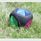 Multi-Sensory Fun: Vocal, Bouncing, Glow-in-the-Dark Rubber Dog Toy Ball ($\mathbf{7.6\text{cm}}$).