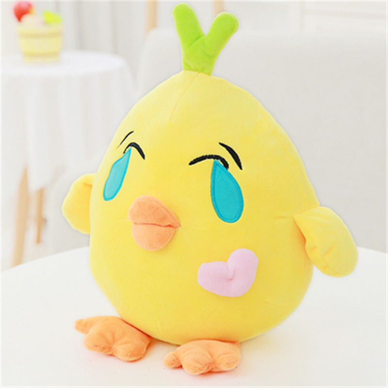 Tiny & Tender: Small Grass Chicken Plush Doll (Crystal Super Soft, PP Cotton).