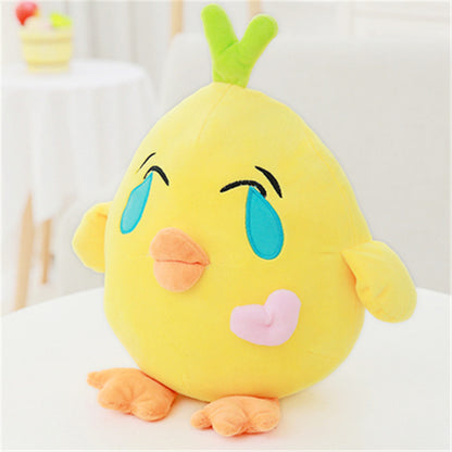 Tiny & Tender: Small Grass Chicken Plush Doll (Crystal Super Soft, PP Cotton).