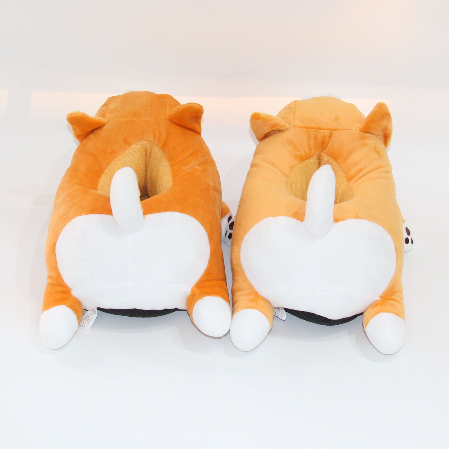 Cute Soft Adorable Corgi Shiba Inu Dog Slippers, Animal Plush Indoor Footwear