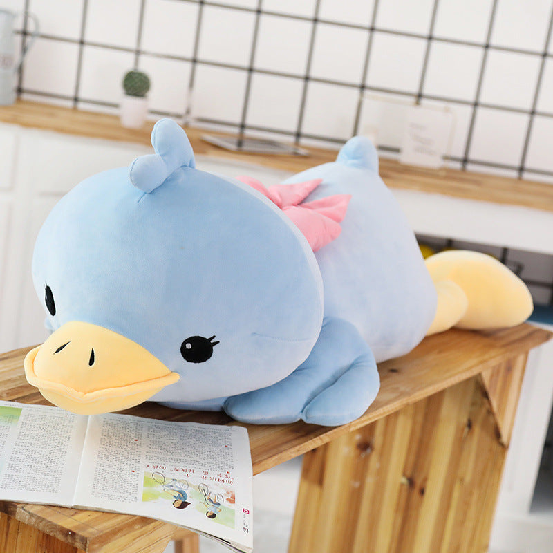 Cloud-Soft Comfort: Soothing Duck Doll Plush Pillow (Crystal Super Soft).