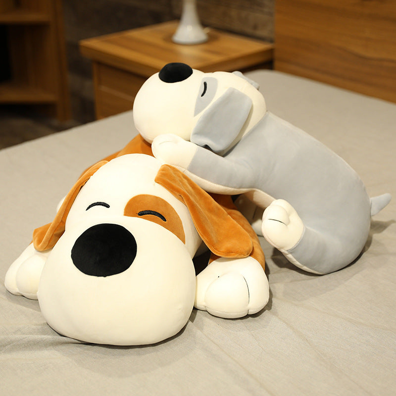 Giant Dog Doll Pillow: Stretch Super Soft Plush with Down Cotton Filling ($\mathbf{50}$ or $\mathbf{75\text{cm}}$).