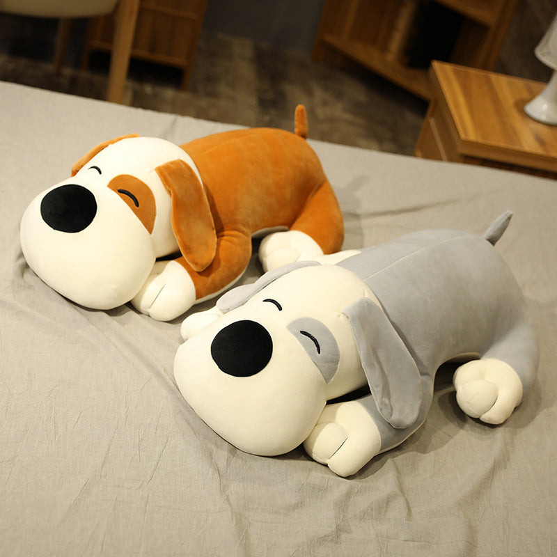 Giant Dog Doll Pillow: Stretch Super Soft Plush with Down Cotton Filling ($\mathbf{50}$ or $\mathbf{75\text{cm}}$).