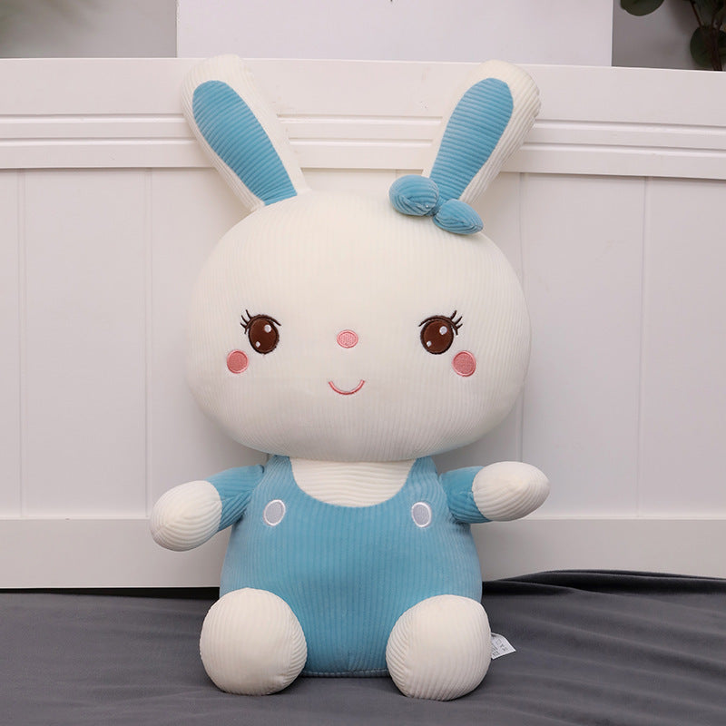 Cloud-Soft Cuddle: Cute Bunny Doll Plush Toy (Down Cotton Filled, Four-Sided Elastic).