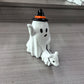 Halloween Little Ghost Dog Ornament, Modern Resin Walking Dog Decoration