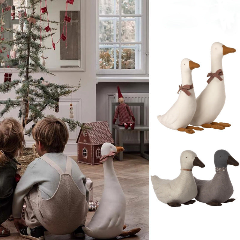 Fabric Cartoon Duck Interactive Grip Doll – Stylish Canvas Plush Toy