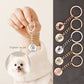Ins Pet Cat and Dog Photo DIY Keychain