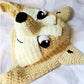 Pure Hand-Knitted Dog 3D Hat, XXL Milk Cotton Skin-Friendly Handmade Pet Hat