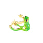 Unisex Whimsy: Green Funny Frog Ring with Special-Interest Design (Adjustable).