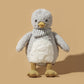 Fashion Gray Duck Plush Doll – Soft Polyester Stuffed Animal Toy