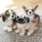 Simulated Dog Doll Plush Toy, Short Plush Animal Figure (20cm, Pug/Bulldog/Chihuahua/Dalmatian)