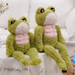 Hairy Muscle Frog Plush Toy – Funny Simulation Frog Doll for Children